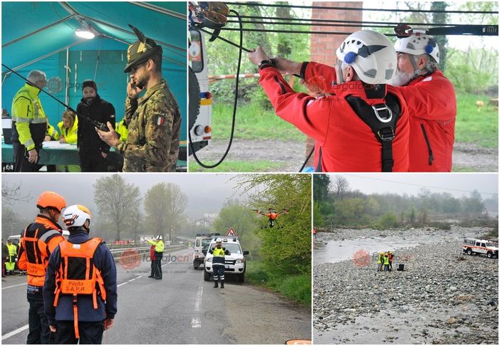 Le immagini dell'esercitazione