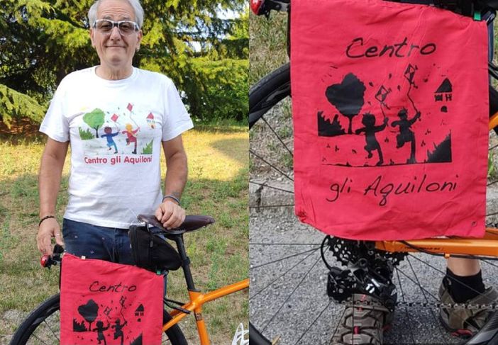 Una pedalata di circa 450km per sostenere il centro "Gli Aquiloni"