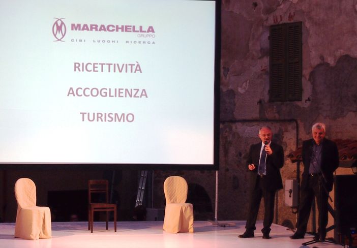 Renato Chinea durante l'incontro con Marachella group