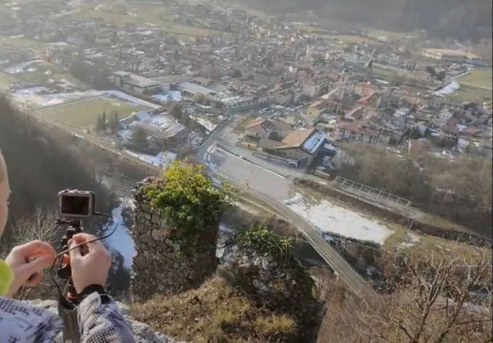 Alcune immagini dei rilievi estrapolate dal video di Ra.Ro