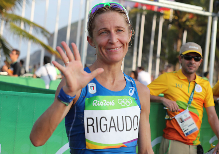 Elisa Rigaudo saluta (Foto Colombo Fidal)