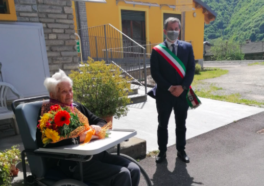 Valdieri: auguri ad Antonina Rosso, oggi compie 100 anni Valdieri: auguri ad Antonina Rosso, oggi compie 100 anni