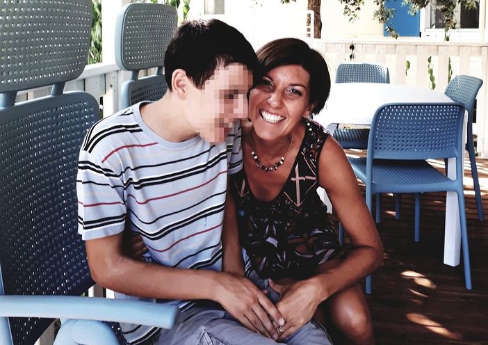 Mamma Claudia e Francesco