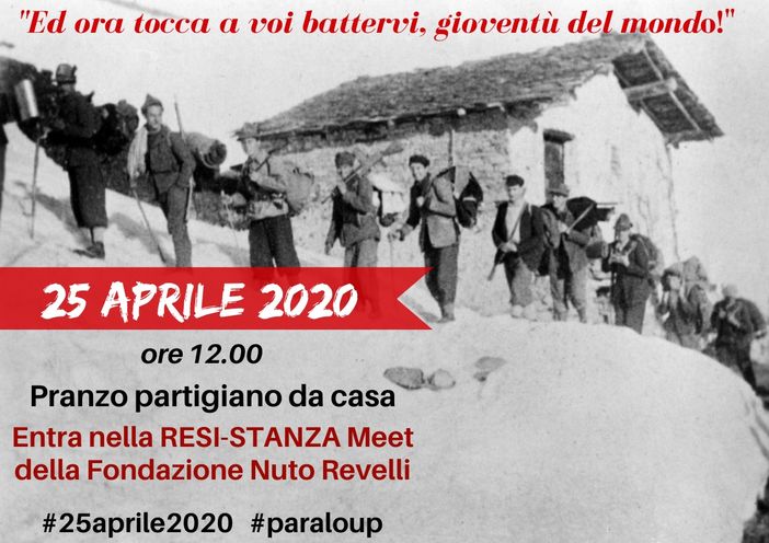 La Fondazione Nuto Revelli celebra la Festa della Liberazione con un calendario di iniziative online
