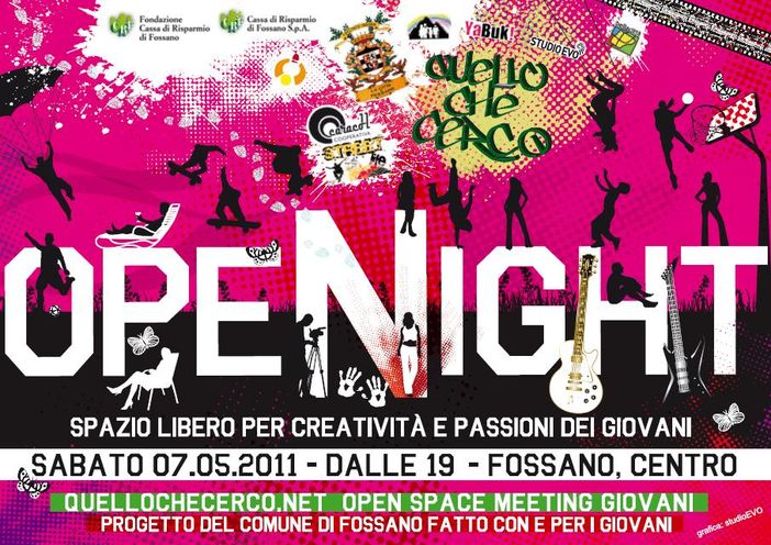 A Fossano cresce l'attesa per l'evento giovane "Open Night"