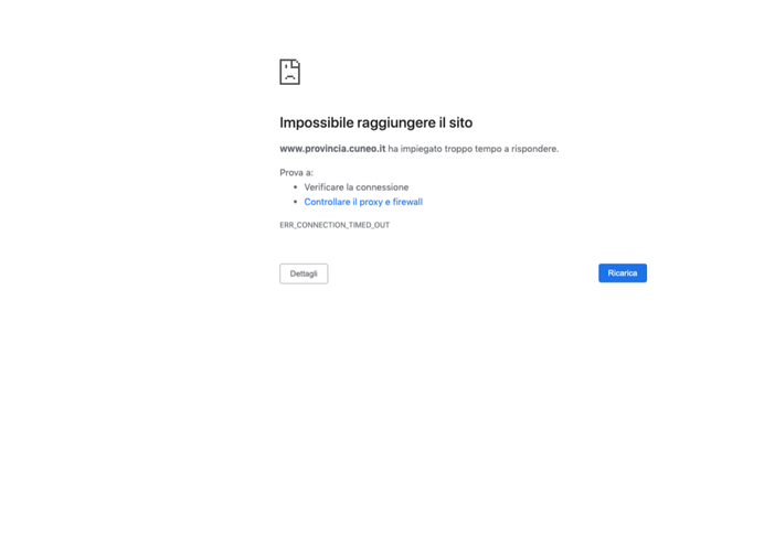 In down tutti i siti gestiti dal CSI, il braccio tecnologico della PA piemontese In down tutti i siti gestiti dal CSI, il braccio tecnologico della PA piemontese