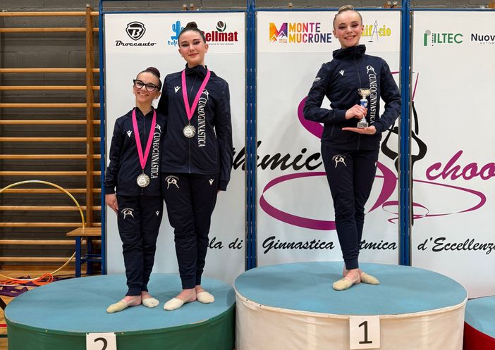 Cuneoginnastica: la ritmica fa incetta di medaglie a Candelo