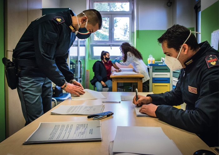 Lo scatto del mese di febbraio sull'impegno durante tutto il periodo dell'emergenza sanitaria