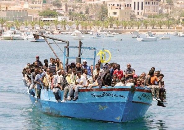Sbarchi a Lampedusa Sbarchi a Lampedusa