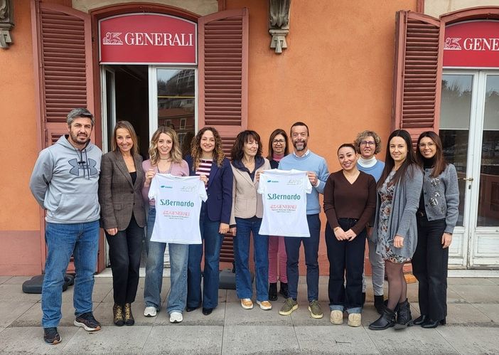 Il team Generali con l'Atletica Mondovì