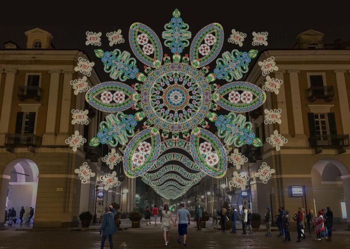 Cuneo Illuminata al via: venerdì l’inaugurazione e i primi spettacoli di luci
