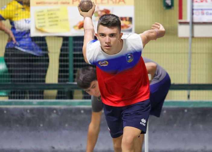 Bocce: Francesco Costa dell'Auxilium Saluzzo terzo nel circuito Prestige U18 del volo
