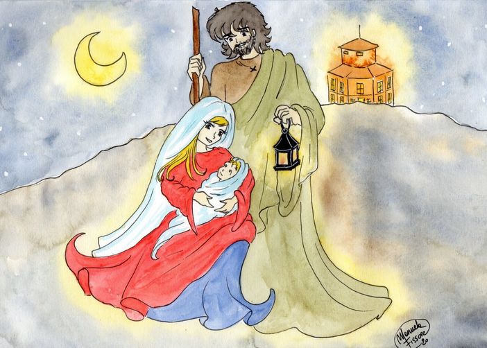 La Natività vista dalla disegnatrice braidese Manuela Fissore