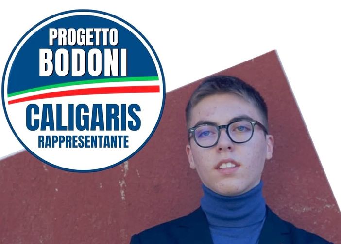 Caligaris nel manifesto incriminato Caligaris nel manifesto incriminato