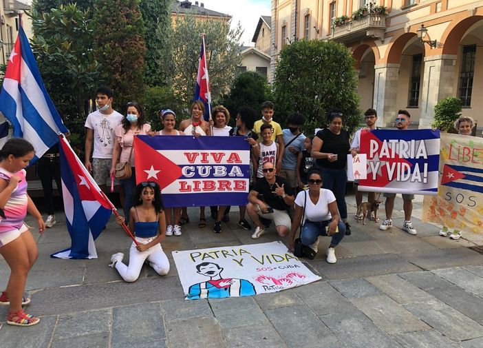 La manifestazione tenuta ieri in largo Audifreddi