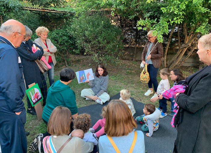 Savigliano, festa con i nonni e attività sulla pace al nido comunale