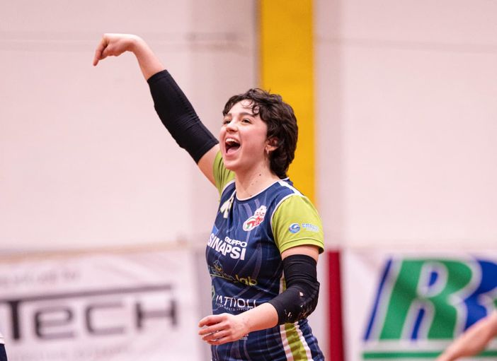 Ludovica D'Orta in campo con la maglia della Giusto Spirito
