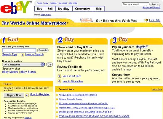 Ebay è il re dell' e-commerce con i codici sconto e la sharing economy