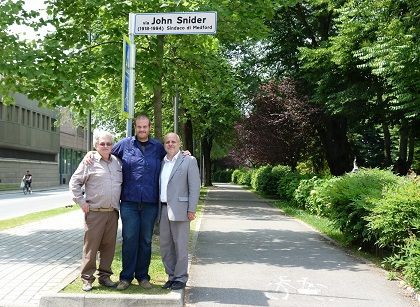 Alba: il sindaco Maurizio Marello e l’assessore Olindo Cervella hanno accolto Doug Snider