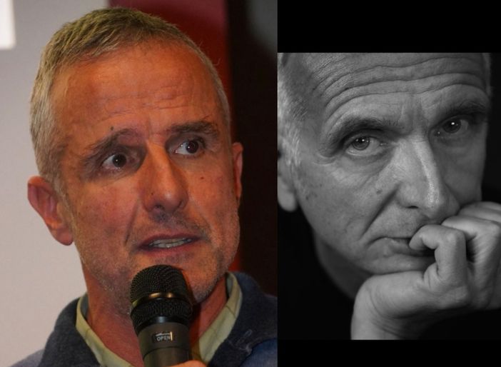 Gli scrittori Andrea Dematteis e Giovanni Bonavia