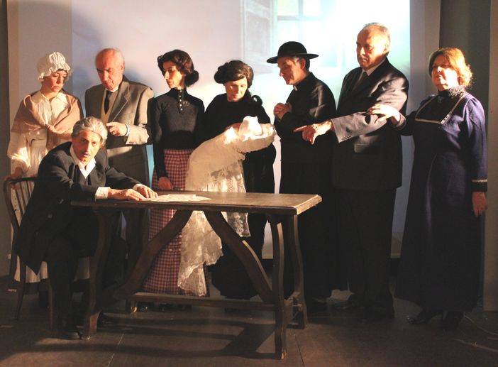 Il cast de La Fenice in "Il piacere dell'onestà"