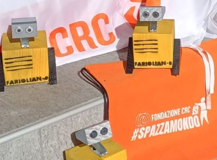 Wall-E, il robottino della Pixar, testimonial d'eccezione a Farigliano per Spazzamondo