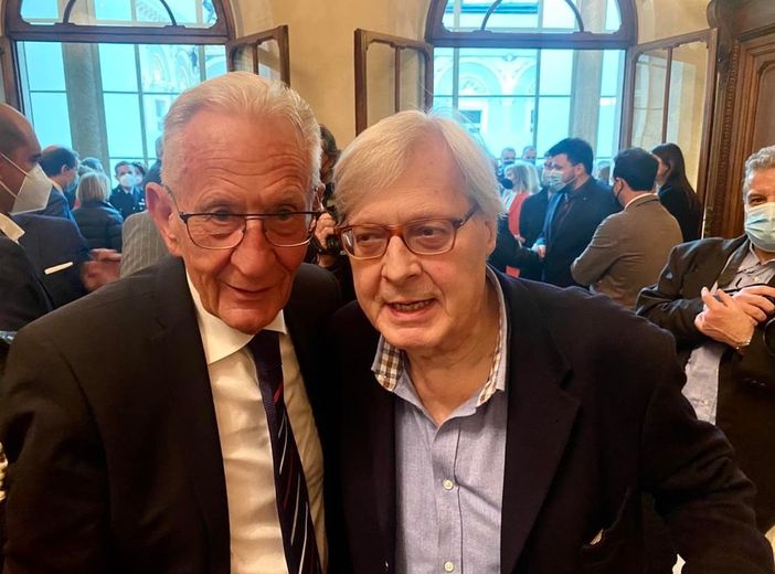 Beppe Ghisolfi a Piacenza per moderare la tavola rotonda con Sgarbi e Sforza Fogliani