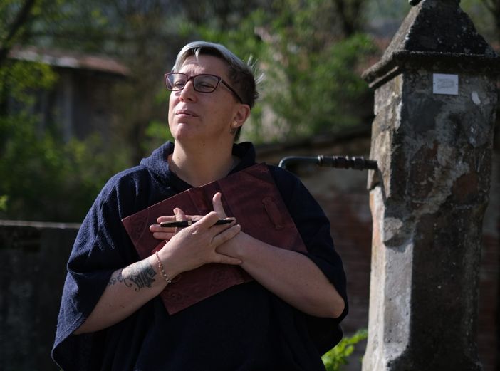 L'autrice del libro, Cinzia Dutto