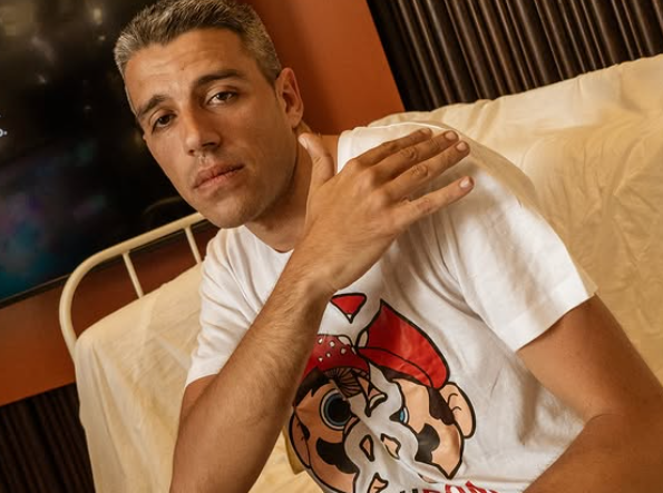 Fabio "Shame" Errico in una foto scattata il primo giorno di freestyle - foto: Instagram