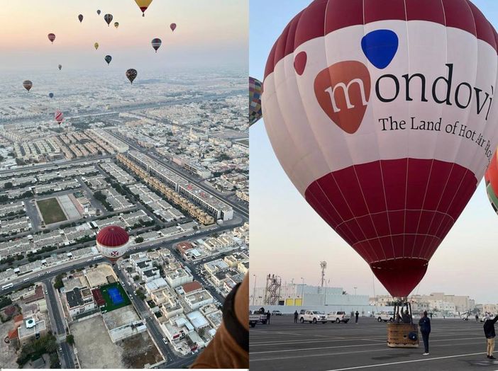 La mongolfiera di Mondovì vola al Qatar Balloon Festival La mongolfiera di Mondovì vola al Qatar Balloon Festival