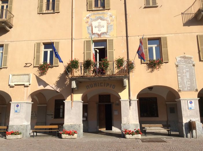 Il municipio di Valdieri