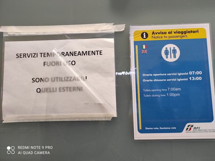 Mondovì, chiusi i bagni interni alla stazione a causa di nuovi atti vandalici