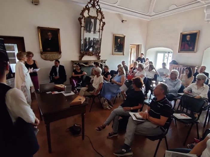 Alcuni momenti dell'incontro tenuto a Bra