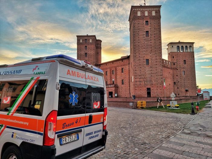L'incidente in via Villafalletto a Fossano (immagine d'archivio)