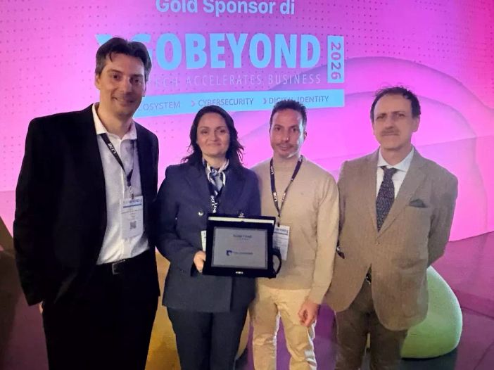 Borgo San Dalmazzo vince il premio "Miglior Progetto di Security Awareness" al GoBeyond 2026 di Milano Borgo San Dalmazzo vince il premio "Miglior Progetto di Security Awareness" al GoBeyond 2026 di Milano