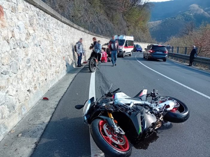 Incidente sulla SS 28: gravi due motociclisti [VIDEO]