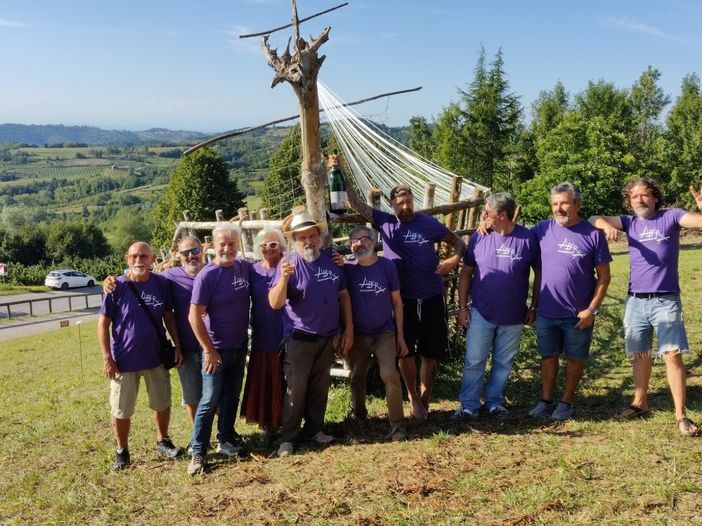 Il varo di “Libera-Siamo tutti migranti”, l'installazione realizzata dall’artista Gian Piero Viglino Il varo di “Libera-Siamo tutti migranti”, l'installazione realizzata dall’artista Gian Piero Viglino