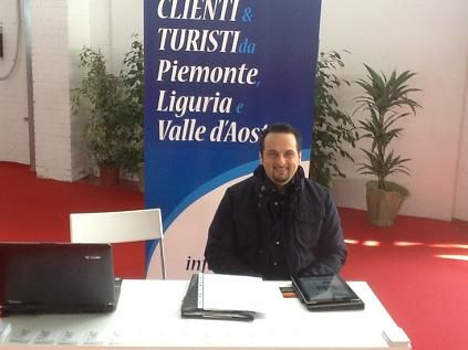 Il collega Alessio Briano alla Fiera Hospitando Sardegna