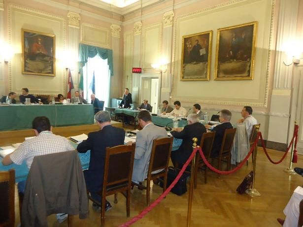 I lavori del consiglio comunale