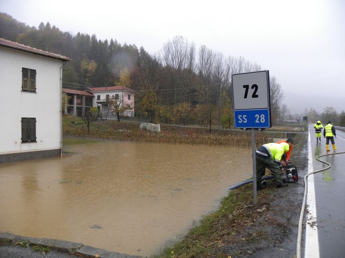 Le foto scattate in mattinata a Priola (copyright targatocn.it)