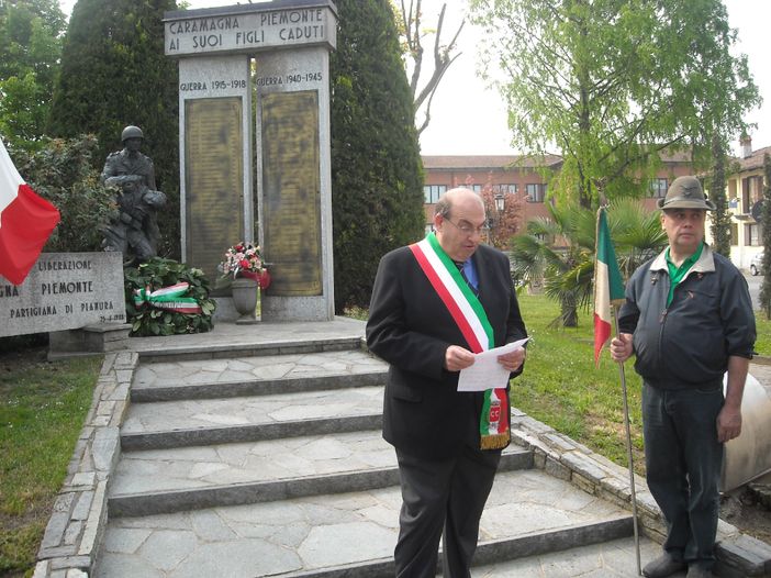 Commemorato il 25 aprile anche a Caramagna Piemonte