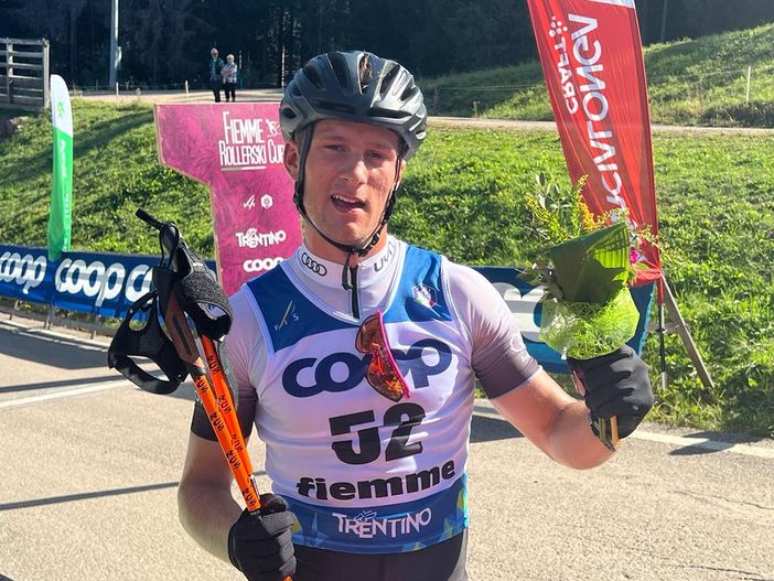 Skiroll, Coppa del mondo: Gabriele Rigaudo vince sul Cermis, sua la mass start in classico Skiroll, Coppa del mondo: Gabriele Rigaudo vince sul Cermis, sua la mass start in classico