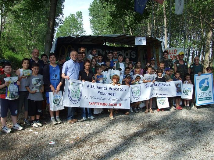 45 mini pescatori decretano il successo del 1^ trofeo Adriano Quaglia a Fossano