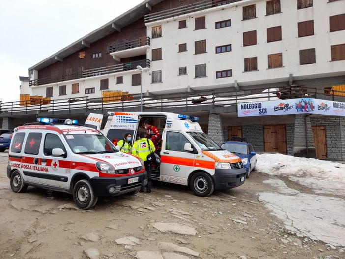 Bimbo cade dallo slittino a Rucas di Bagnolo. Trasportato in elisoccorso al Regina Margherita di Torino