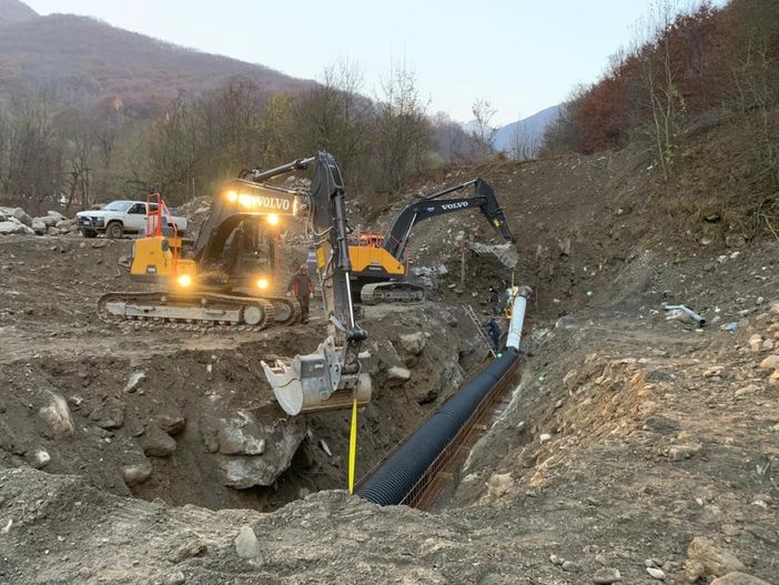 Lavori sulla rete idrica