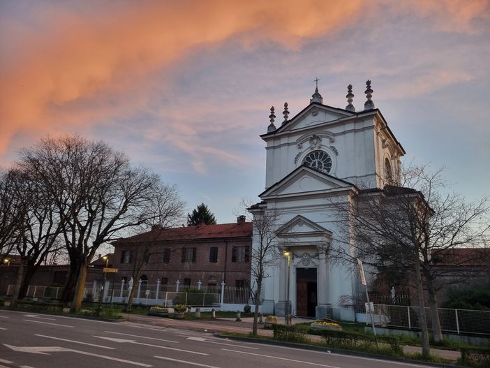 La chiesa delle Sorelle Clarisse a Bra