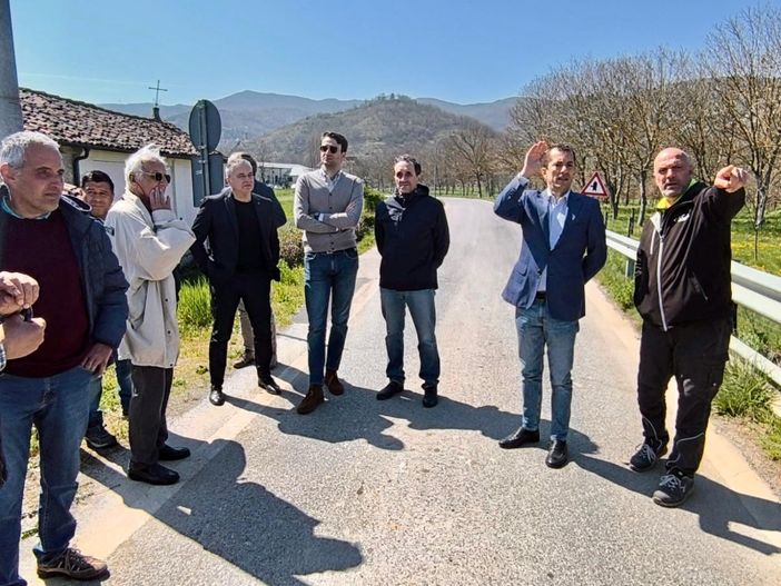 Un'immagine del sopralluogo