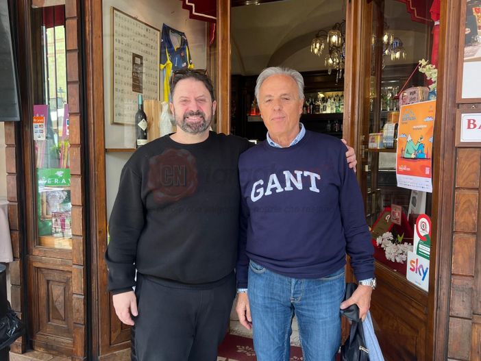 Da sinistra, Claudio Serale e Francesco Corsetto Da sinistra, Claudio Serale e Francesco Corsetto