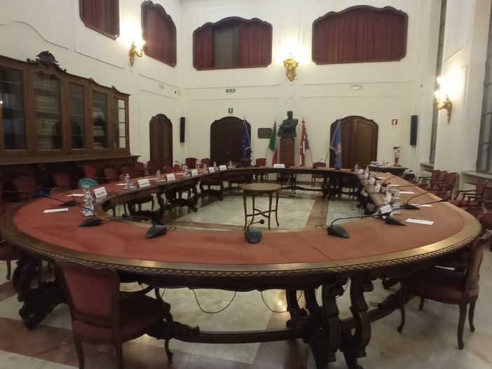Il salone del Consiglio provinciale
