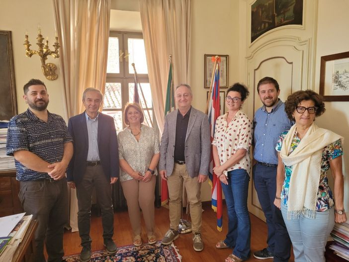 La Giunta braidese al ricevimento di Francesca Scarfì